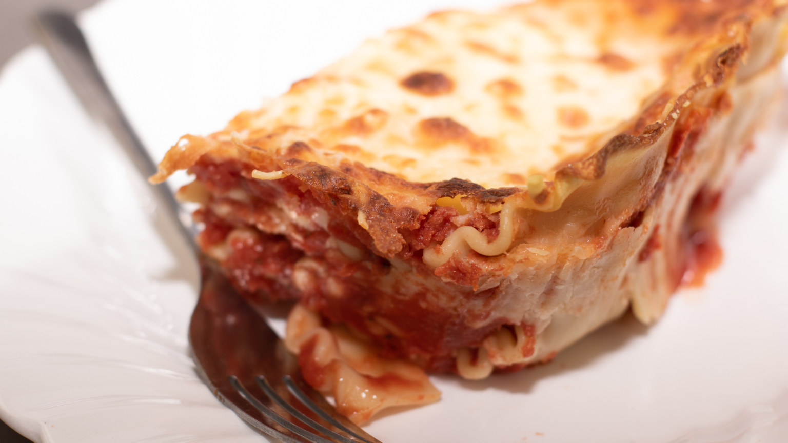 Cheese and Sauce Lasagna - Delivered!