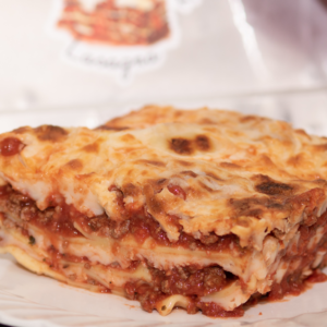 Meat Sauce and Cheese Lasagna